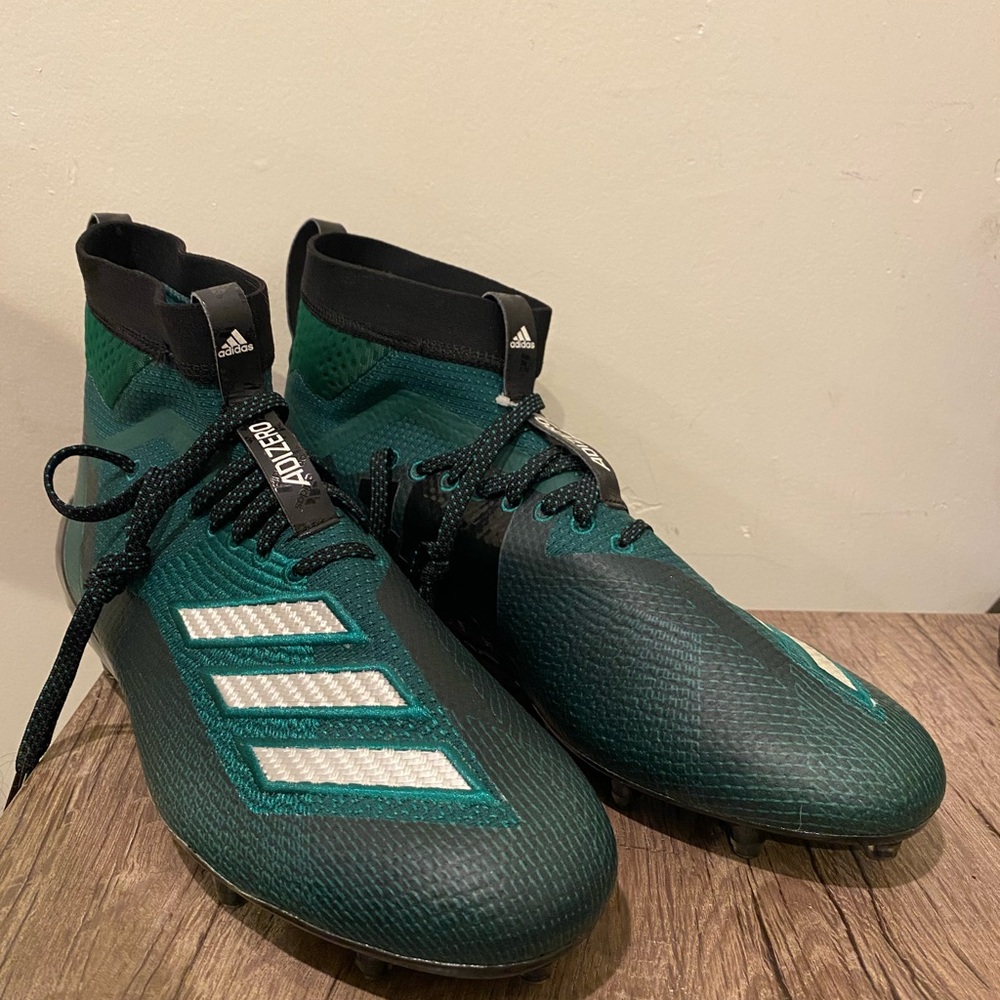 Adidas Adizero Football Cleats Green Size 12 Mens F35180